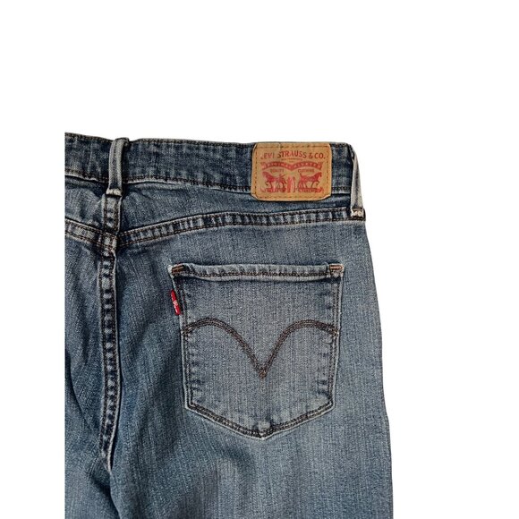 Levi's Mid Rise Skinny Blue Jeans Women's Size 31 Medium Wash Denim - Picture 7 of 7
